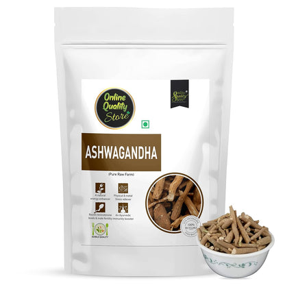 Online Quality Store Ashwagandha Root -100g | Ashwagandha Jadi Buti Sticks for boost immunity