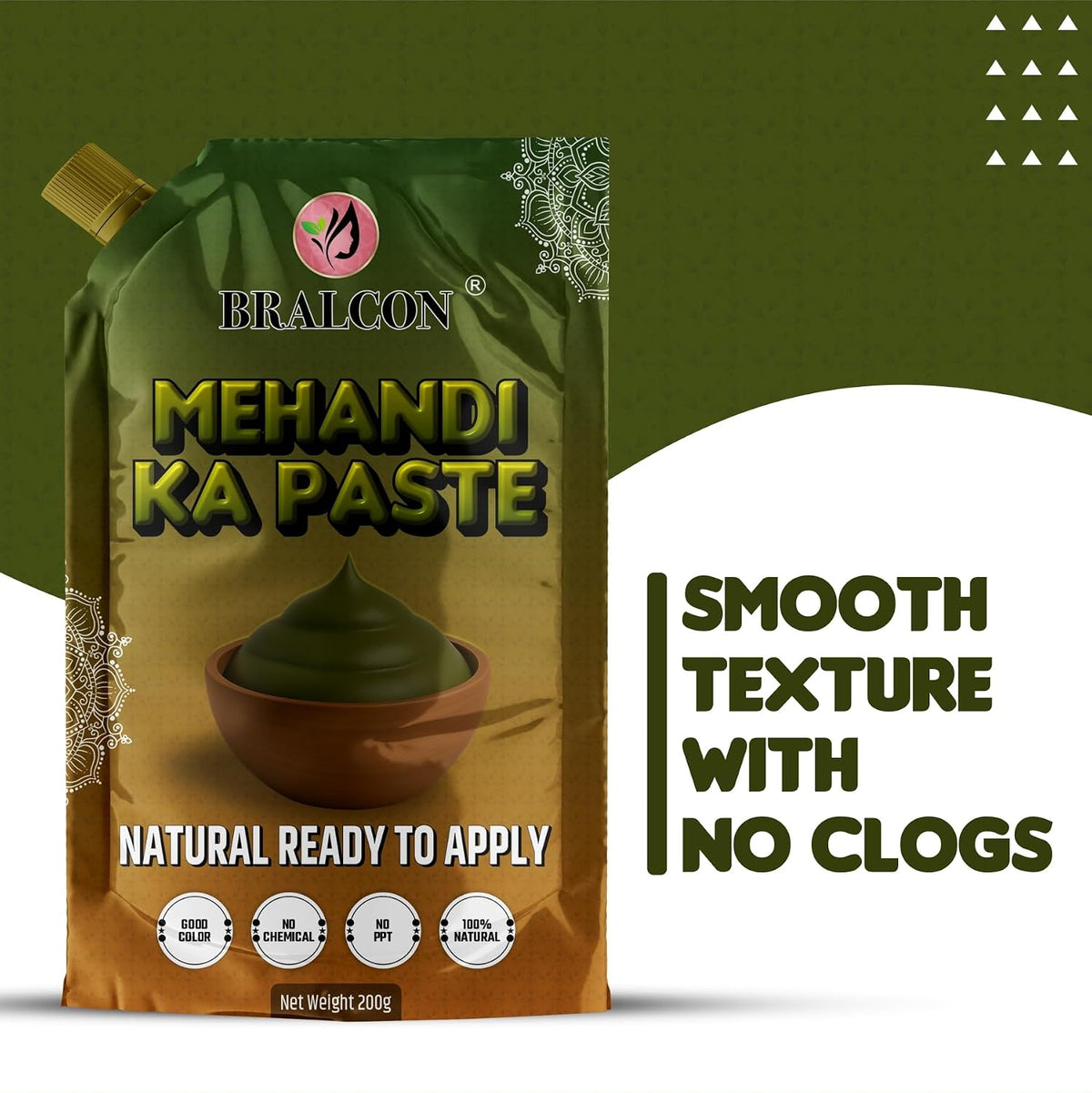 Mehandi Ka Paste, Natural Ready to Apply Henna, 200g, Chemical-Free