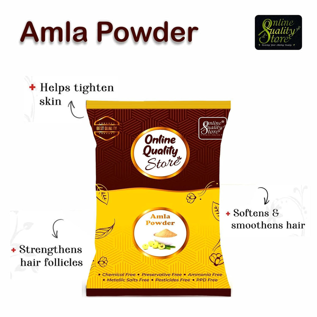 Online Quality Store Amla Powder Hair (200 Grms)
