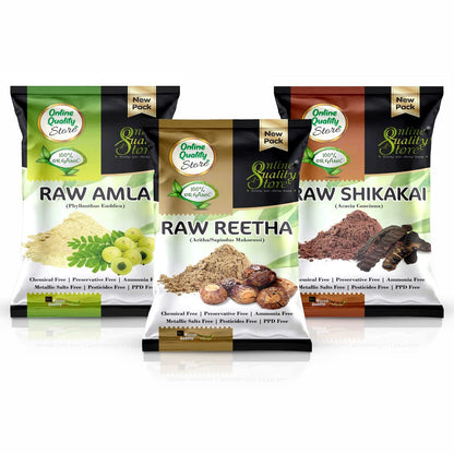 Online Quality Store reetha amla shikakai combo raw form |raw reetha for hair |Aritha|Reetha|Ritha|Soapnuts (Sapindus Mukorossi) |Indian Gooseberry |dried Shikakai, Acacia Concinna |reetha amla shikakai raw shampoo |hair pack ,300g