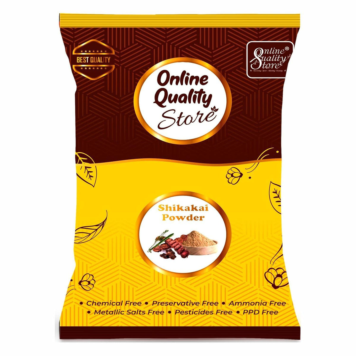 Online Quality Store Shikakai Powder for Hair (200g)