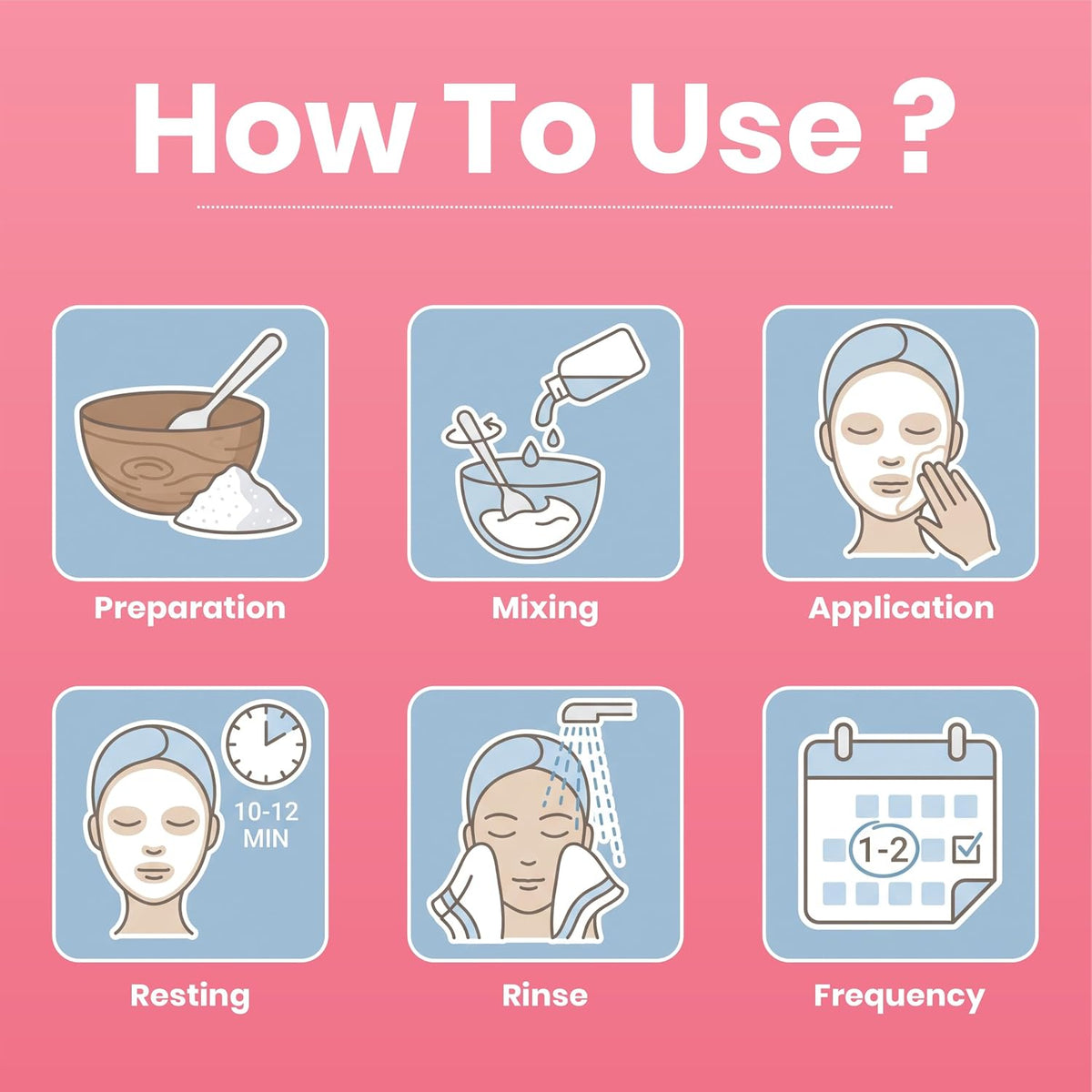 REORIC Kaolin Clay Powder for Face Pack -100g