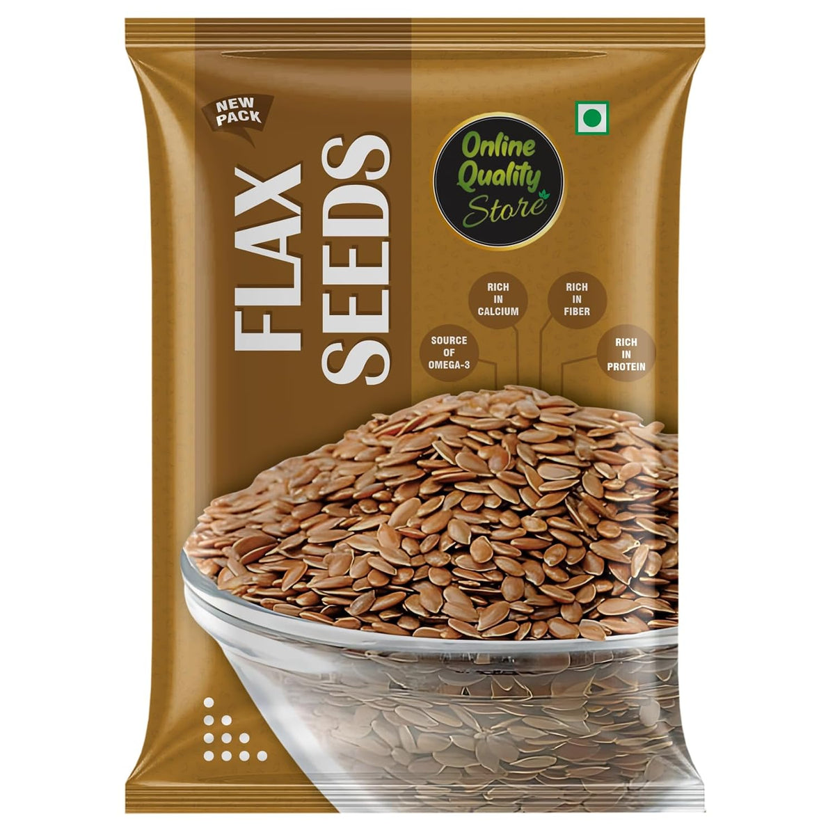 Online Quality Store Organic Combo of Chia, Watermelon, Pumpkin,Sunflower,Flax Seeds-500gm(100gm x 5)