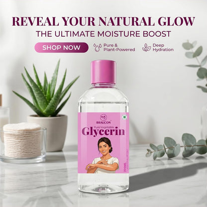 BRALCON Pure & Natural Liquid Glycerin for Skin, 200ml