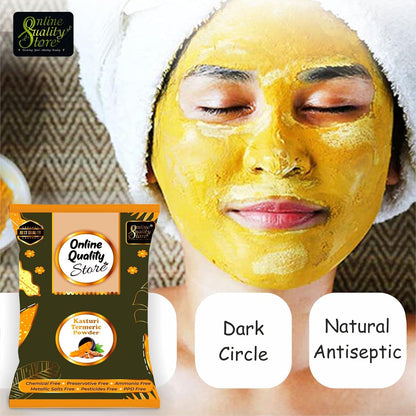 Online Quality Store Kasturi Turmeric Powder for Face Pack (400 Gm)