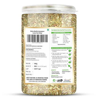 Online Quality Store Hibiscus Flower Tea, Butterfly Pea Tea, Chamomile Tea, Lemongrass Tea-100g Each