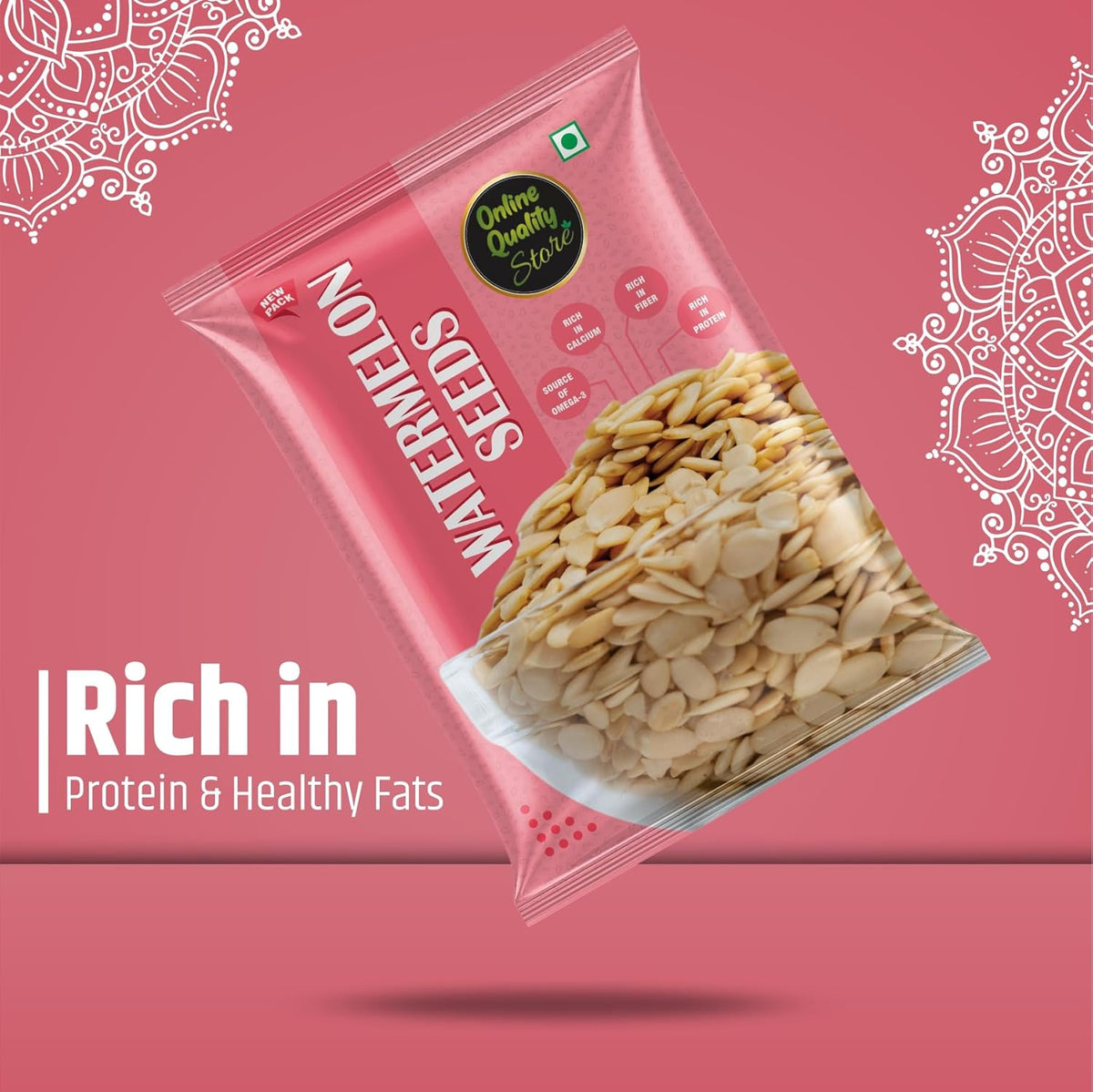 Online Quality Store Watermelon Seeds-100gm| Watermelon Seeds for Improves heart health