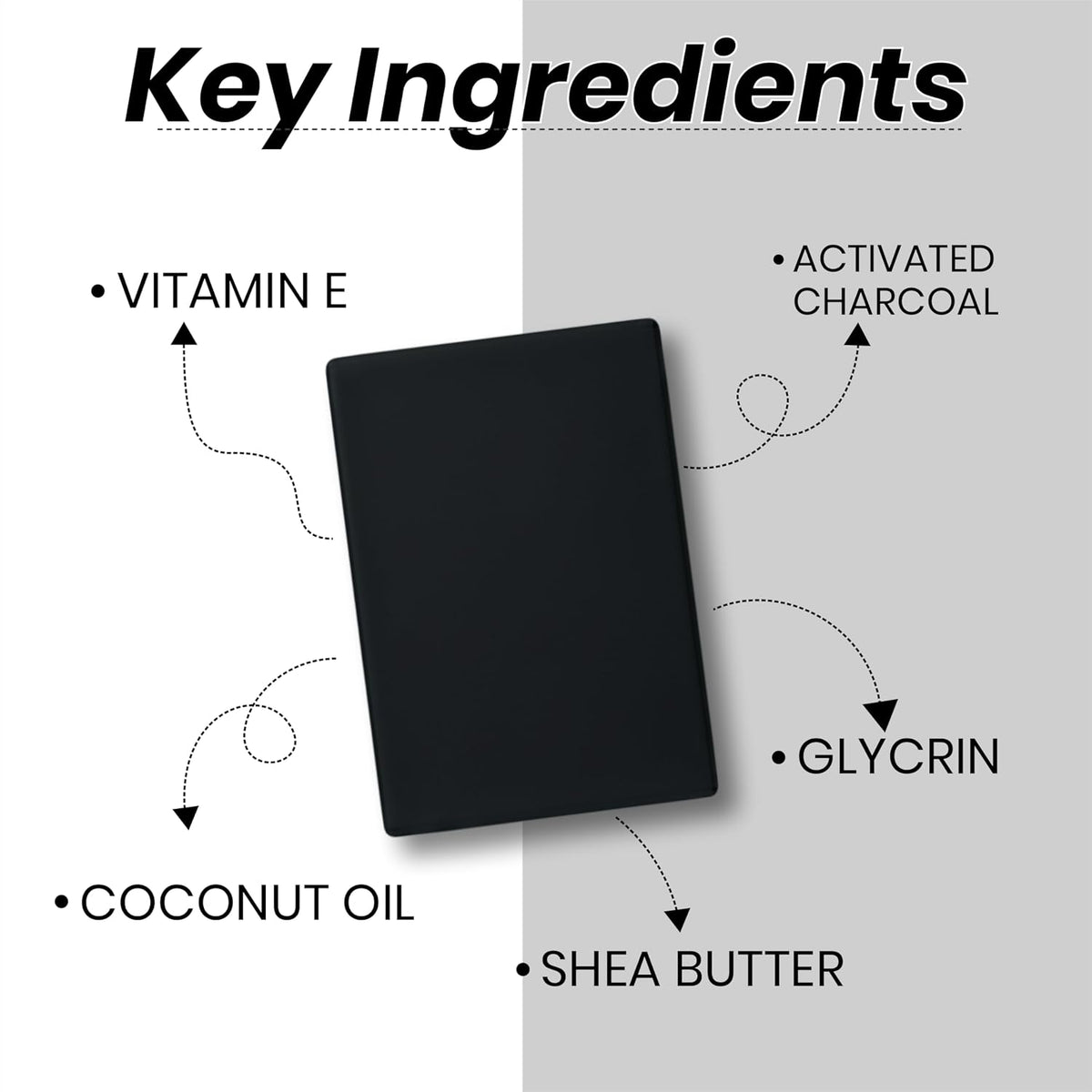 Online Quality Store Activated charcoal soap(100 grams each, Black, Pack of 4)