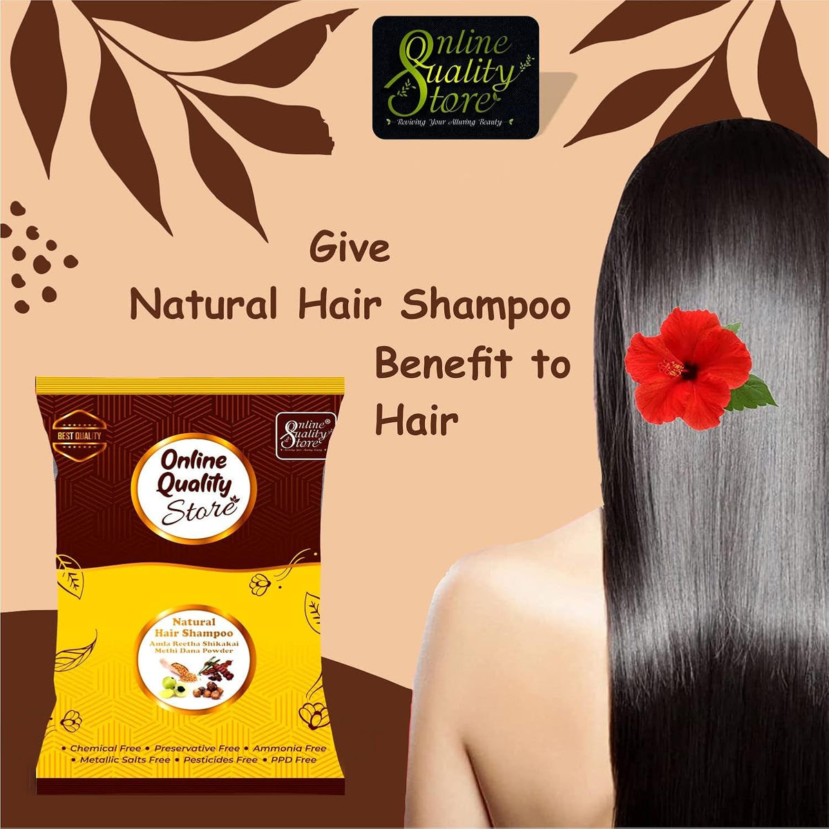 Online Quality Store dry shampoo | Amla Reetha Shikakai Powder Natural Hair Shampoo for Hair (200g Pack,dry)