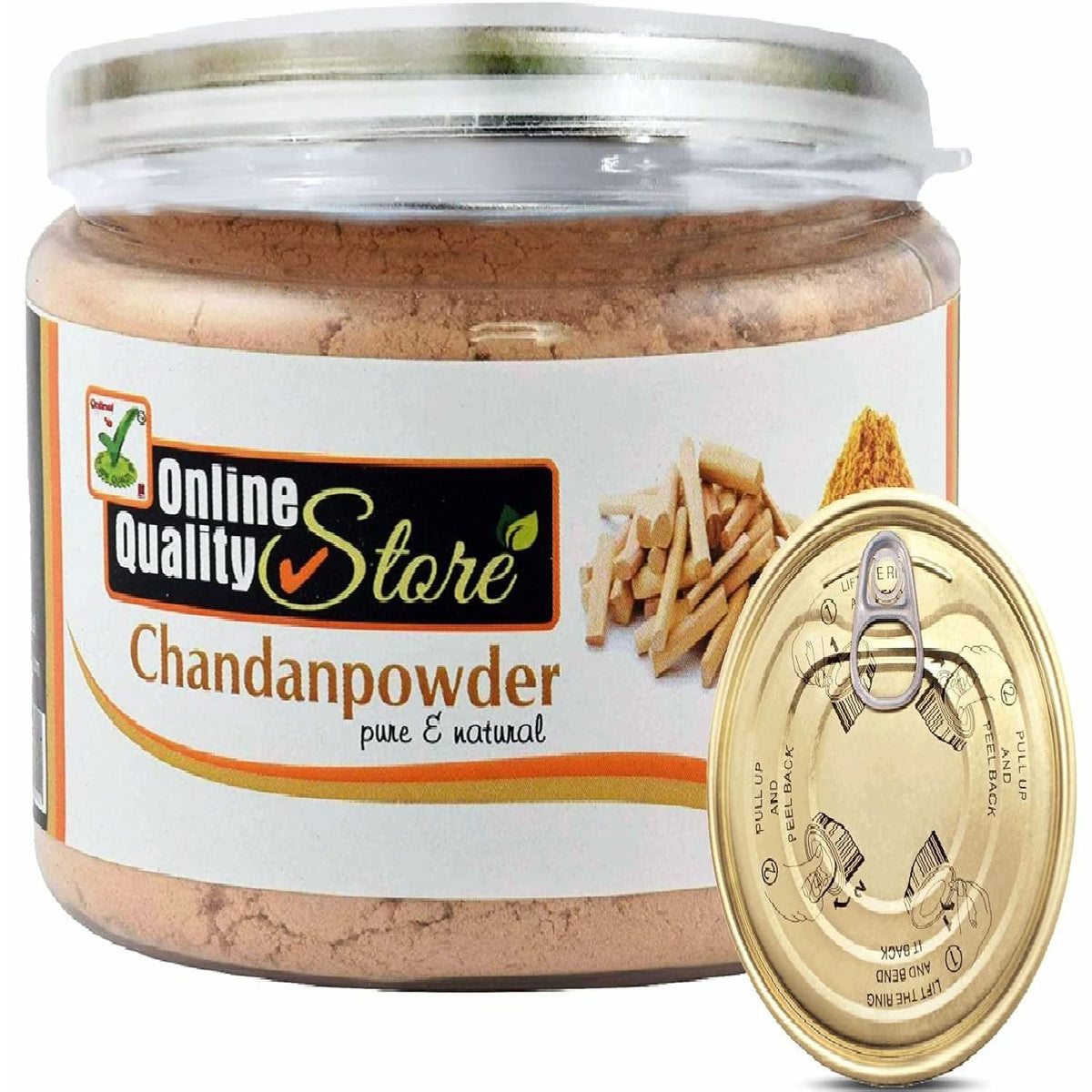 Online Quality Store Chandan Powder Pure & Natural |sandalwood powder |Santalum Album |face pack for glowing skin |chandan powder original |sandalwood powder for face,puja,skin,(75g, Pack of 1)