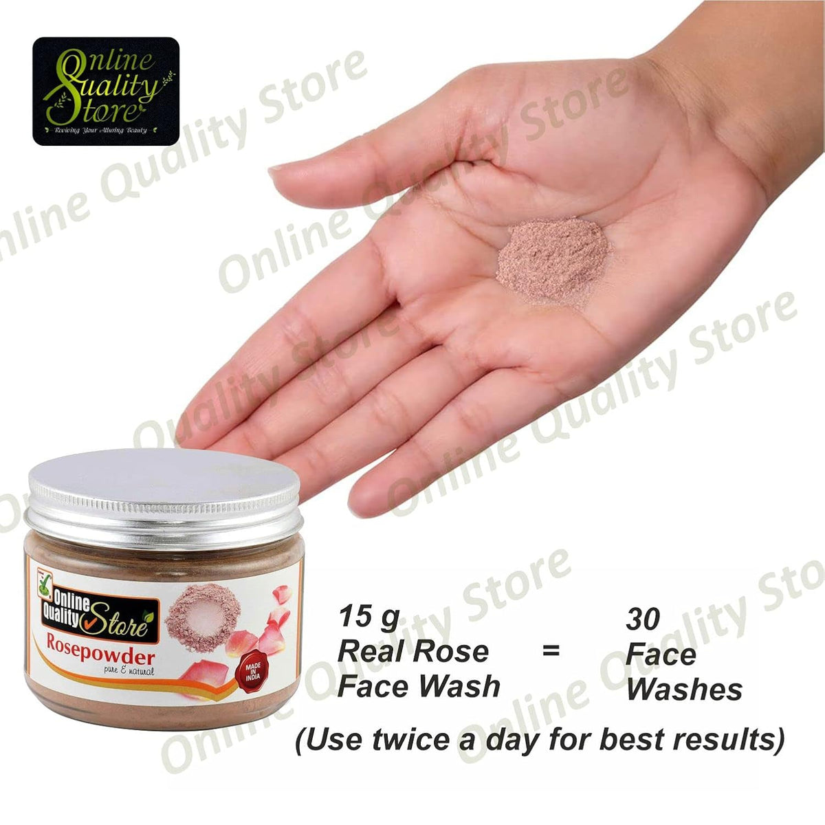 Online Quality Store Rose Petal Powder |Rosoideae |Rosa Centifolia, Gulab for Face Pack, rose petal powder for skin & for Skin Care, Face Pack |face care product |Hair Care,125g