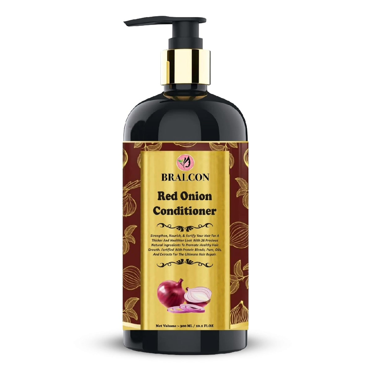 BRALCON Red Onion Conditioner, Hair Strengthening & Nourishment - 300ml