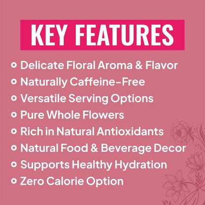 BRALCON Dried Rose Flower Petals Herbal Tea - 30g