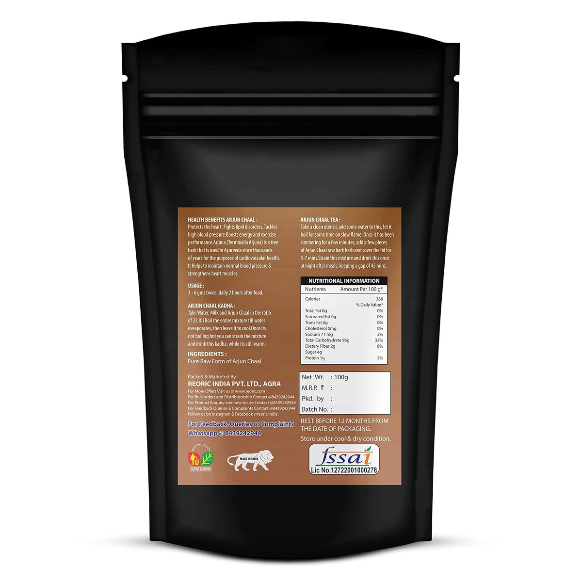 BRALCON Raw Unroasted Organic Chia Seeds -100gm(Pack of 2)