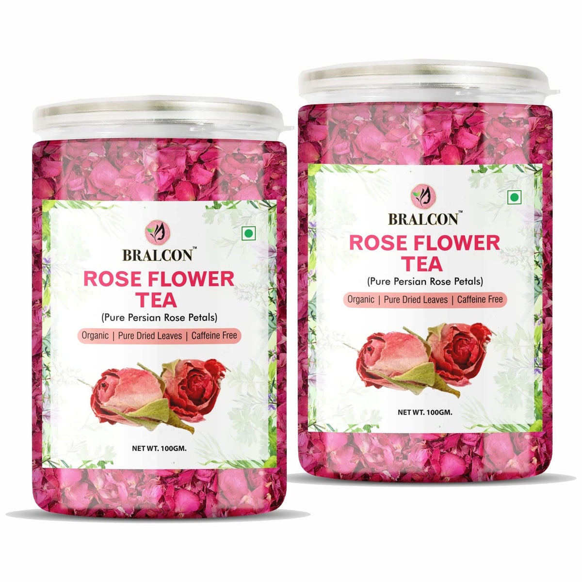 BRALCON Organic Rose Flower Tea - 100g