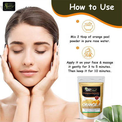 Orange peel powder for skin whitening (900 Gm)