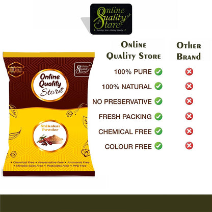 Online Quality Store Shikakai Powder for Hair (200g)
