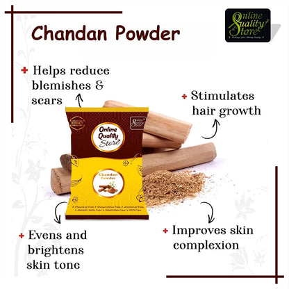 Online Quality Store pure chandan powder for face |Organic Sandalwood Powder |Chandan powder, face mask |Sandalwood Powder For Skin and body |chandan powder for puja |Chandan |facepack |facemask,250g