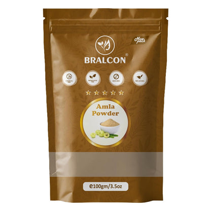 Bralcon Henna, Indigo and Amla Powder Combo (100g Each)