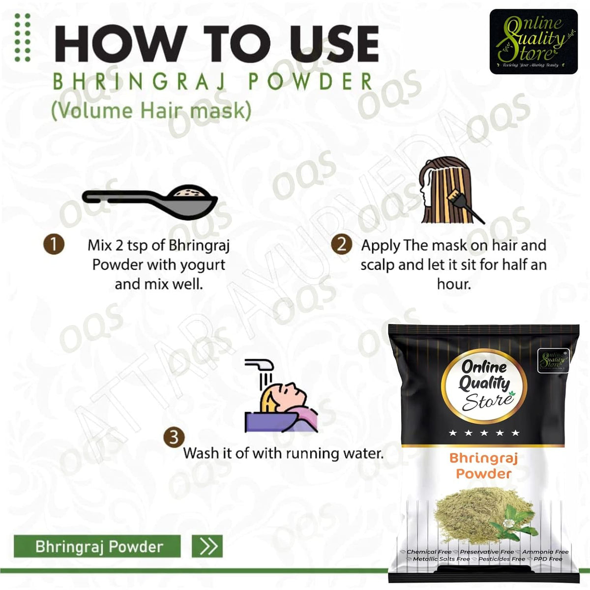 Online Quality Store Bhringraj powder for hair |Eclipta alba for Hair |Hair Pack Powder |hair pack powder |bhringrajasava |bhringraj |natural hair mask|natural hair pack |Hair Pack,Mask Powder,100g