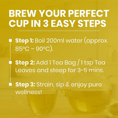 REORIC Moringa Herbal Tea 50g | Premium Dried Moringa Leaves Infusion | Smooth & Earthy Green Beverage | Daily Refreshment Drink