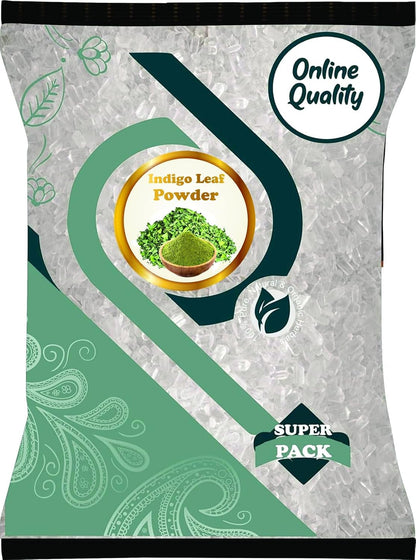Online Quality Store Indigo powder for hair and Beard Dye - Black - Pure and Natural Lab tested (700 gram)