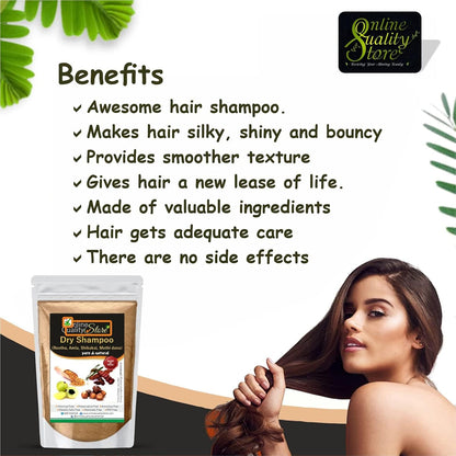 Online Quality Store Shikakai Mix Powder With Amla, Reetha for Hair Wash (Dry Shampoo) (Brown,900g)