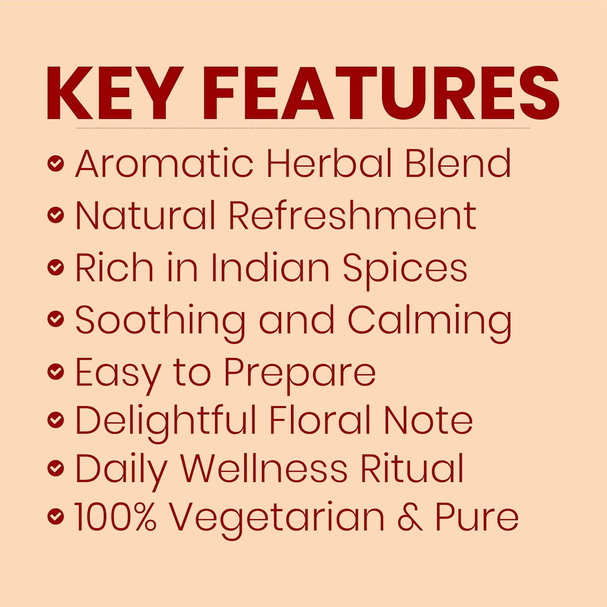 REORIC Herbal Tea Blend with 11 Spices & Botanical Ingredients -100g