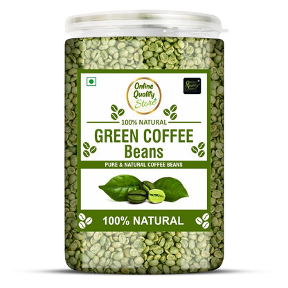 Online Quality Store Green Coffee Beans - 300g | Pure & Natural Coffee Beans for Weight Loss Management