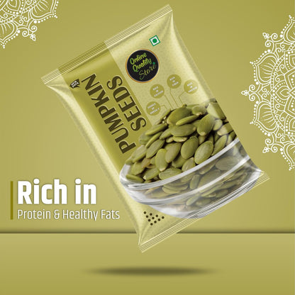Online Quality Store Organic Pumpkin Seed-400g|Weight Loss management|Rich in Omega-3 fatty acids