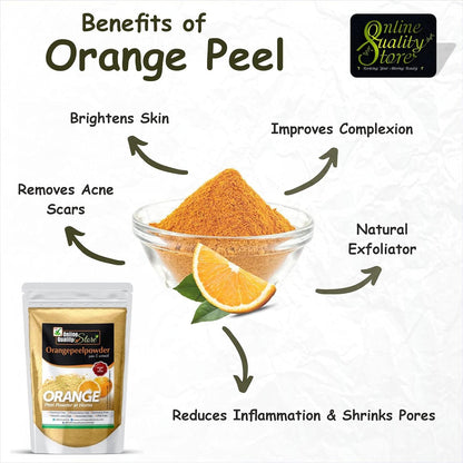 Orange peel powder for skin whitening (900 Gm)