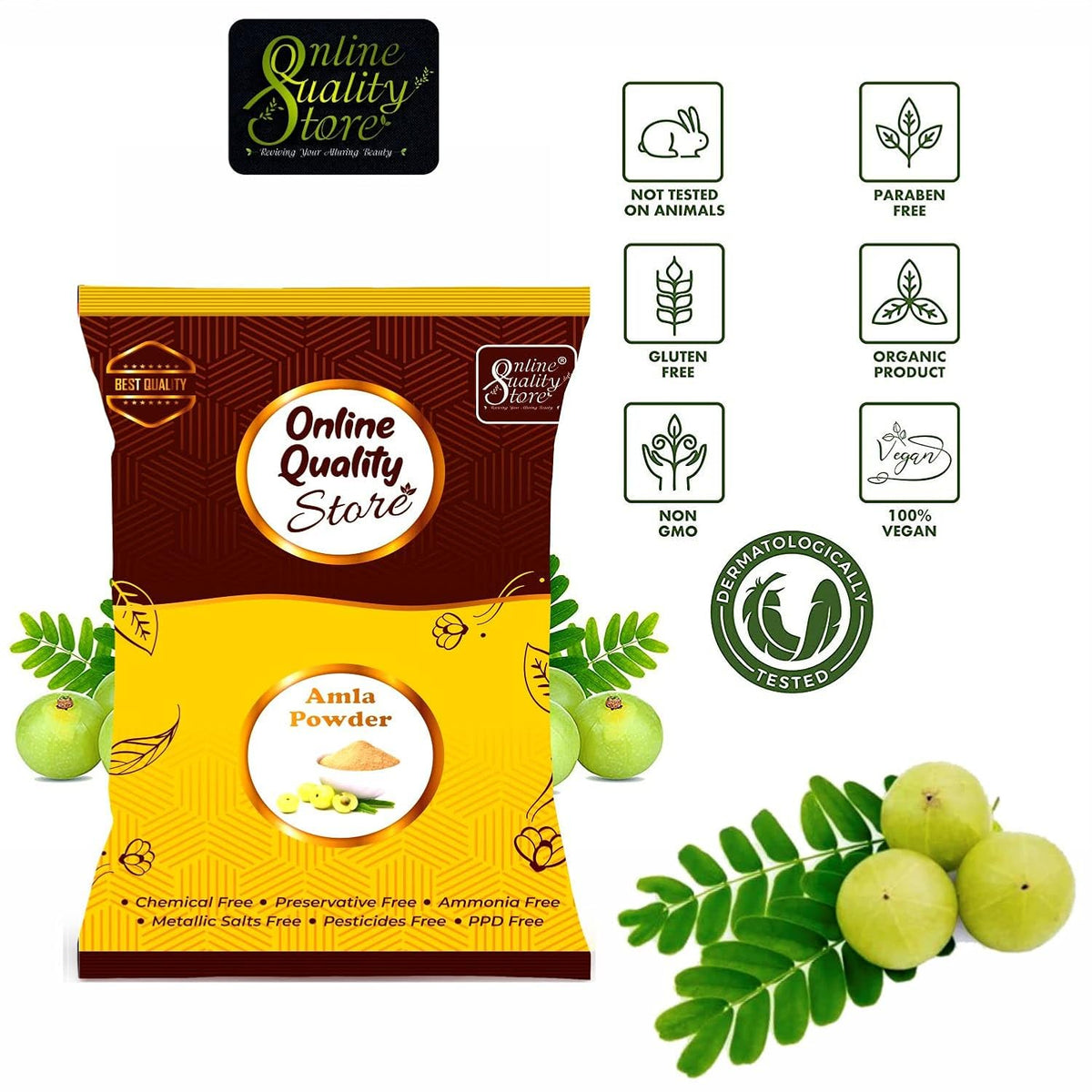 Online Quality Store Amla Powder Hair (200 Grms)