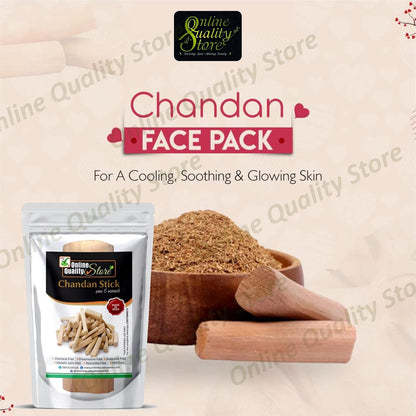 Online Quality Store Chandan Wood 1 pcs Lab Tested Isi Seal Sandalwood Scented Processed Chandan Sticks 30-35Grams