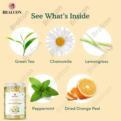 BRALCON Organic Chamomile Flower Tea - 100g