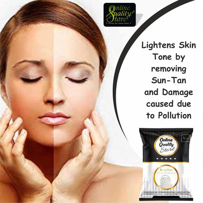 Online Quality Store natural Kaolin Clay Powder |China clay - For Acne, Blackheads |Face Masks |kaolin clay powder for face organic |Kaolin Powder for Skin |china clay powder |face care products,100g