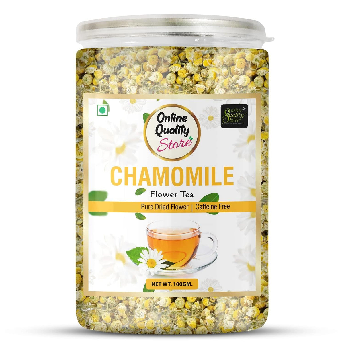 Online Quality Store Hibiscus Flower Tea, Butterfly Pea Tea, Chamomile Tea, Lemongrass Tea-100g Each