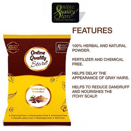 Online Quality Store Shikakai Powder for Hair (200g)