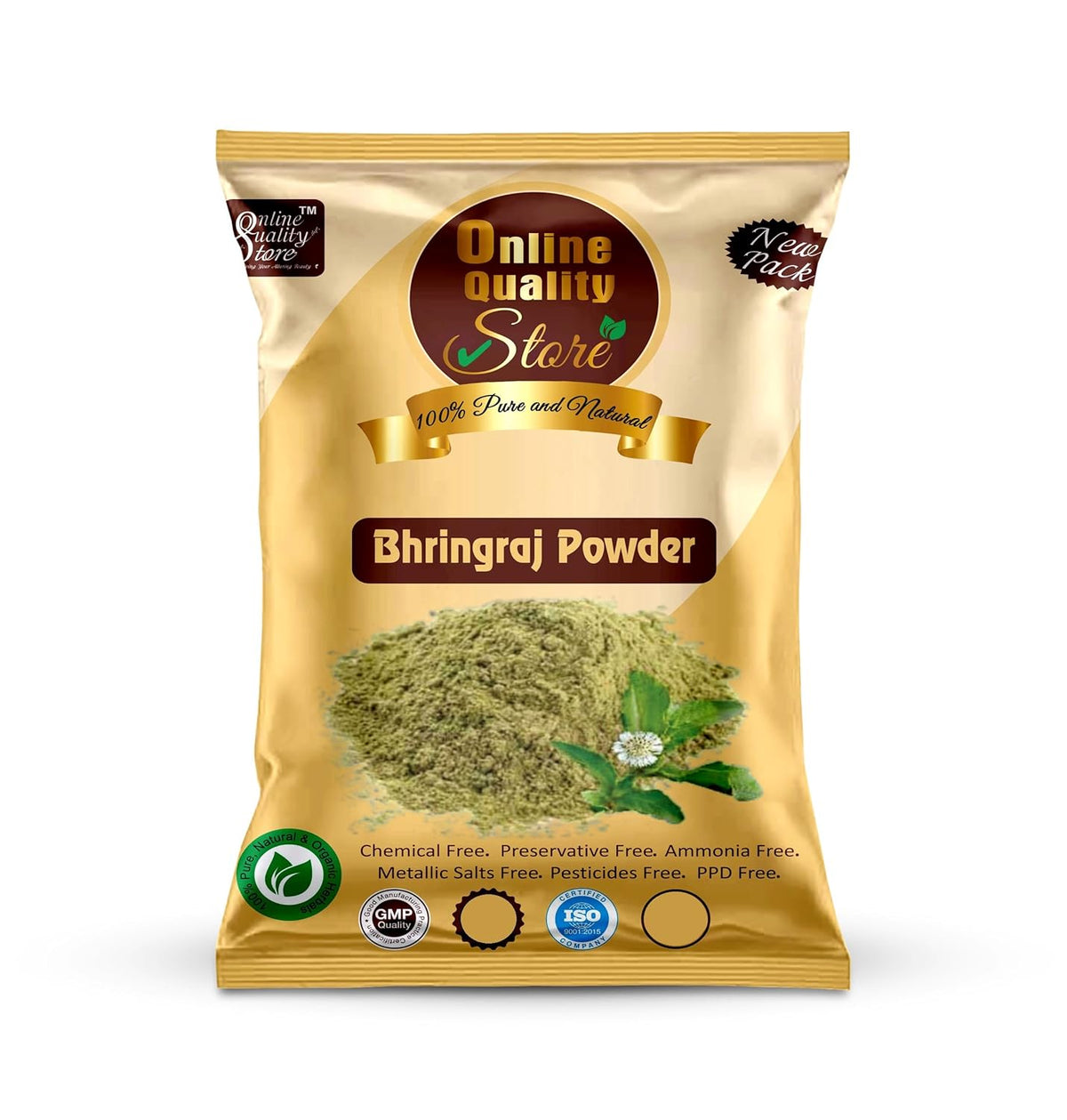 Online Quality Store Amla, Reetha, Shikakai, bhringraj , Hibiscus Powder Combo for Long, Lustrous and Healthy Hair -250g(Certified ,50g each, Organic hair pack)