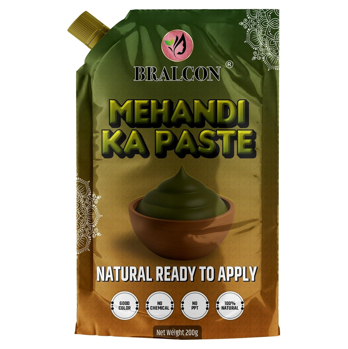 Mehandi Ka Paste, Natural Ready to Apply Henna, 200g, Chemical-Free