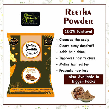 Online Quality Store Amla, Reetha, Shikakai, Bhringraj and Hibiscus Powder for Hair |hair mask for dry and frizzy hair |hair pack powder |hair pack combo |hair mask for smoothening hair,1400g