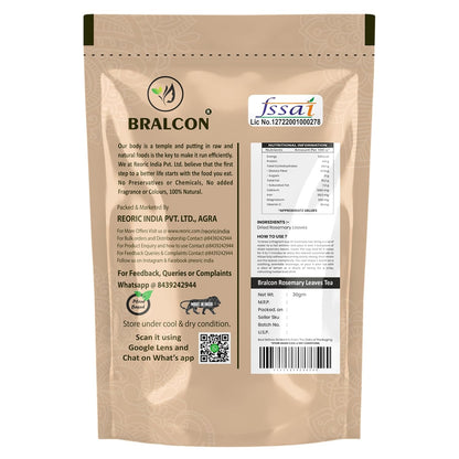 BRALCON Dried Rosemary Leaves Herbal Tea 30g