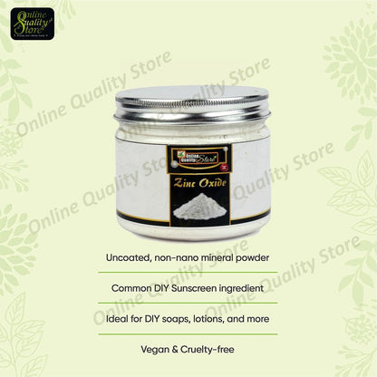 Online Quality Store Zinc Oxide Powder for face Pack, Skin Care , 150g |zinc oxide powder for skin |zinc oxide |zinc oxide powder for face|zno powder |zno nano particles |zinc oxide sunscreen |zinc oxide powder for painting