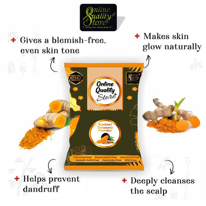 Online Quality Store Kasturi Turmeric Powder for Face Pack (400 Gm)