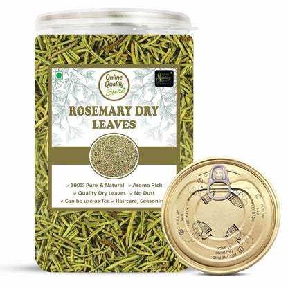 Online Quality Store Rosemary Dry Leaves - 100g | For Hair Growth & Rosemary Tea Leaves | Rosemary Herbal Tea