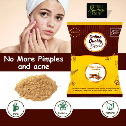 Online Quality Store Chan Pure Chandan powder for face 100% Herbal and Orignal Lab tested report attached (300 grams)
