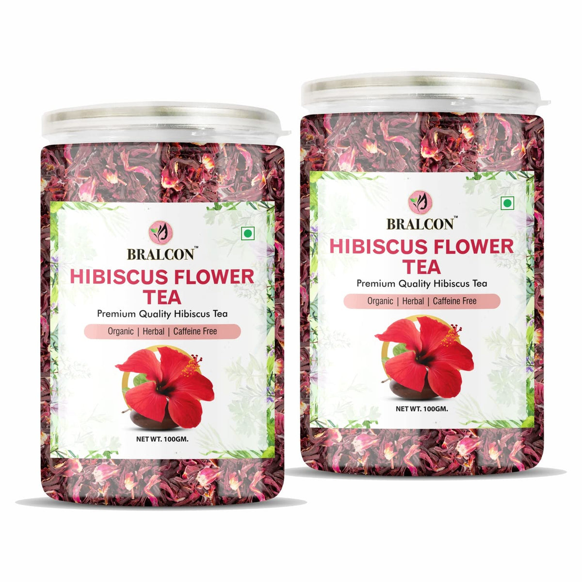 BRALCON Organic Hibiscus Flower Tea- 100g