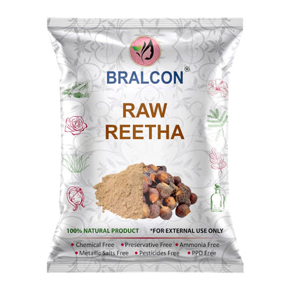 BRALCON Reetha Amla Shikakai Powder | Natural Hair Care Powder Set - 300 g , 100g Each | Chemical-Free | Hair Shampoo