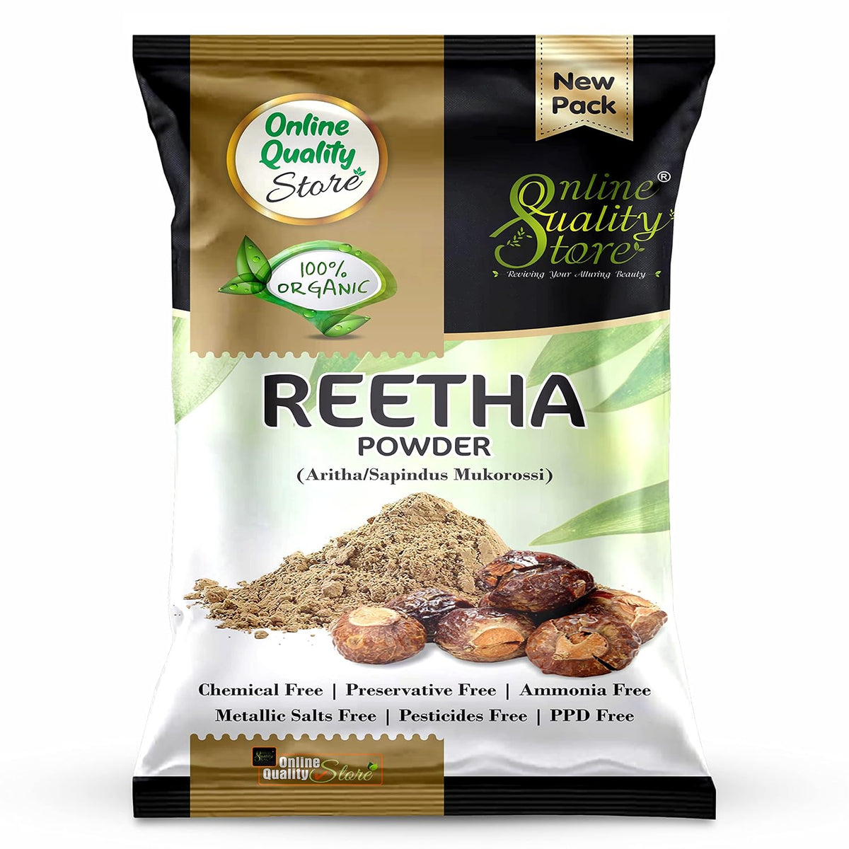 Online Quality Store Amla, Reetha, Shikakai Powder Combo powder Pack for Hair |hair pack powder combo |hair care products |reetha amla shikakai combo powder |natural products for hair |products for hair (Pack of 3 ,Total 380g Pack)