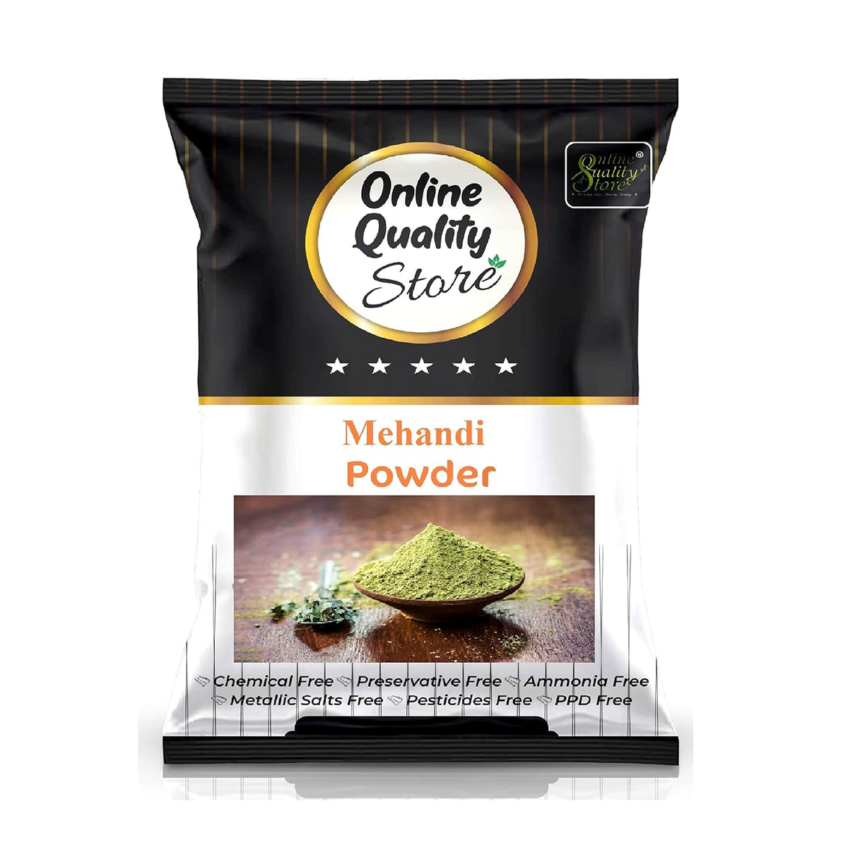 Online Quality Store Reetha (100g) + Amla (100g) + Shikakai (100g) + Bhringraj (100g) + Hibiscus (100g) + Mehandi (100g) Powder For Hairs, 600g
