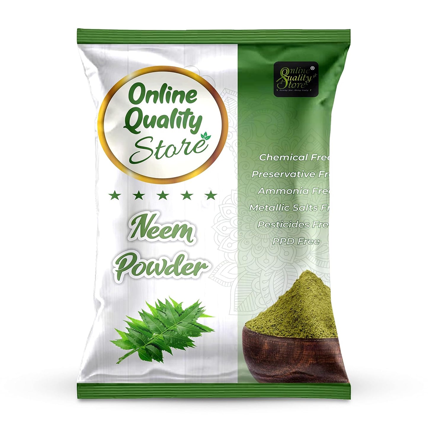 Multani Mitti Powder + Chandan + Orange Peel + Neem + Rose Powder (Pack of 5) 400g